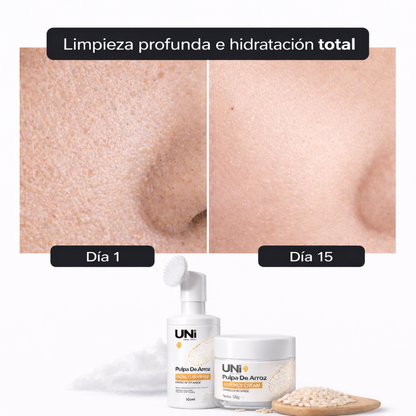 Kit Facial Arroz – Piel Luminosa, Sin Manchas y Anti-Age