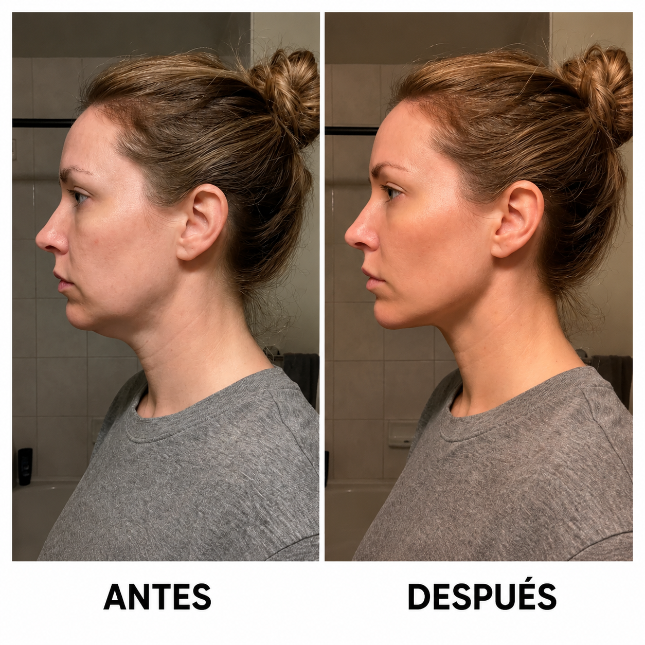 Masajeador Facial EMS Reafirmante Antiage para Papada, Rostro y Cuello