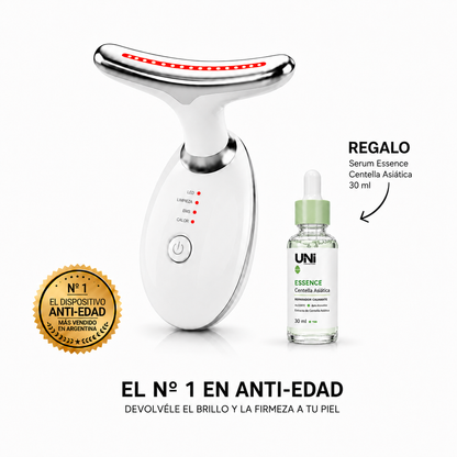 Masajeador Facial EMS Reafirmante Antiage para Papada, Rostro y Cuello