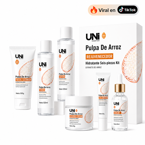 KIT FACIAL DE ARROZ HIDRATACIÓN PROFUNDA + PIEL RADIANTE