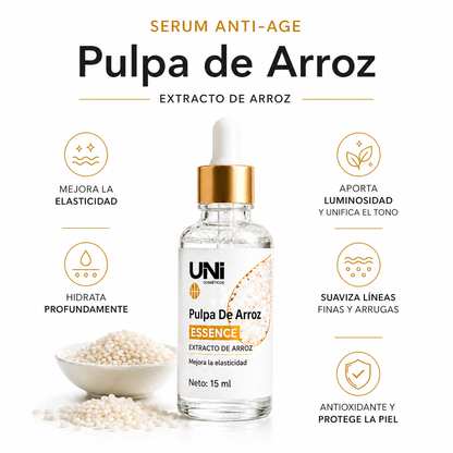 Sérum Facial - Antiedad y antiarrugas para una piel visiblemente más firme y luminosa.